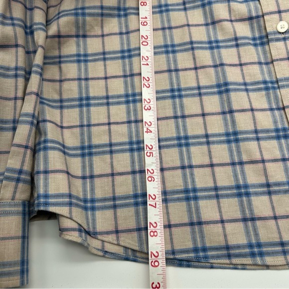 Untuckit Avesso WF Plaid Slim Fit Wrinkle Free Long Sleeve Button Shirt XL - Picture 7 of 8